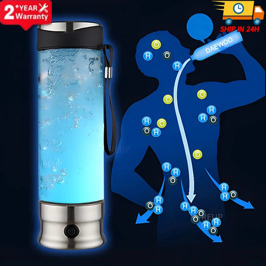 Advanced ORP Hydrogen Bottle - Electric Water Filter and Ionizer for Healthier, Hydrogen-Rich Drinking Water